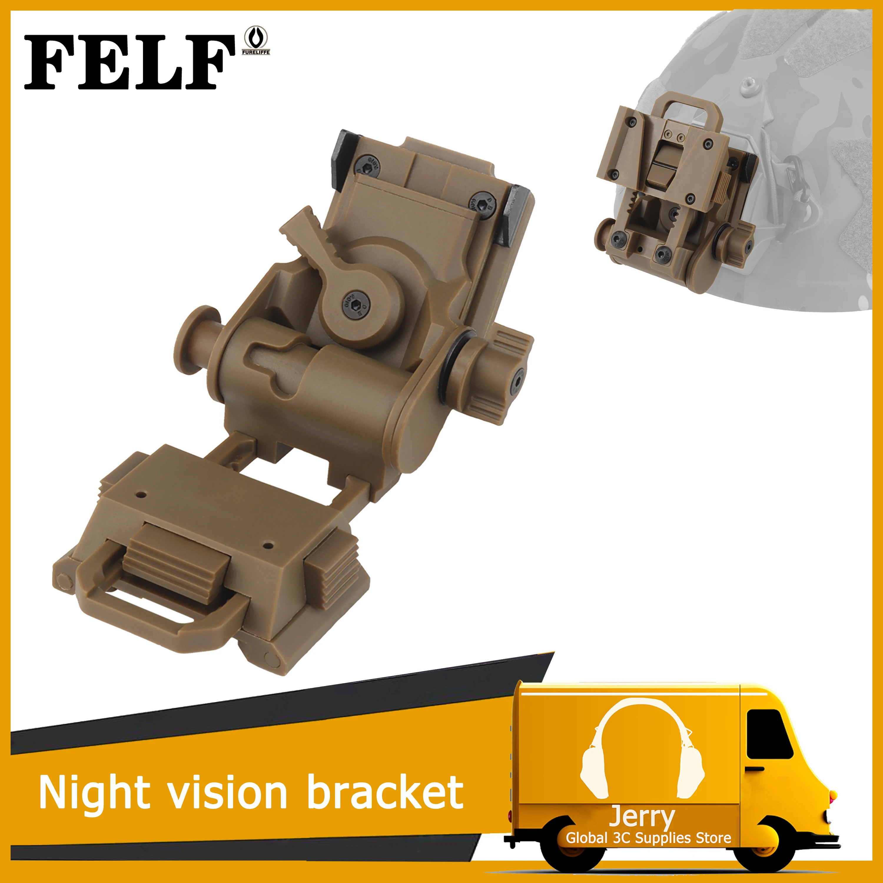 

Helmet mount L4G24 mount for tactical mounting NVG night for PVS15/PVS18/PGPNVG18 Night vision goggles, night vision accessories