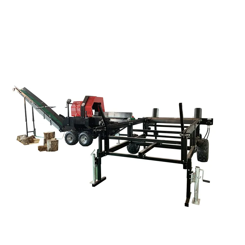 YG Customized Heavy Duty 30ton Firewood Cutting and Splitting Machine Firewood Processor with Log Table RM4