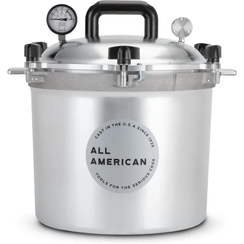 2025 hot sale All American 1930: 21.5qt Pressure Cooker/Canner (The 921) - Exclusive Metal-to-Metal Sealing System - Easy to Ope