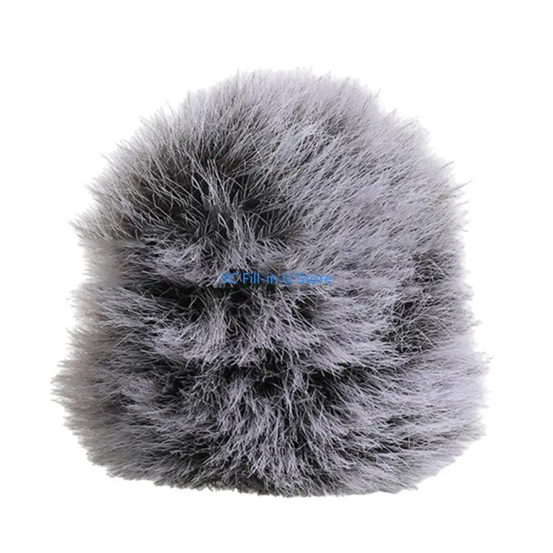 G8TA Faux Furry Windscreen สำหรับ ZV1 ZV1F ZVE10 MIC ฝาครอบได้รับเสียงที่ชัดเจนและมีคุณภาพ