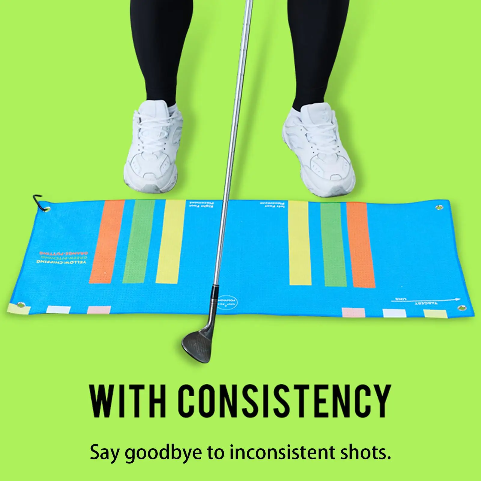 Golf Towel 5-in-1 Golf Putting Towel Reusable Fine Fiber Cloth Absorbent for Cart Gym Workout Camping Trips Yoga Summer Sports