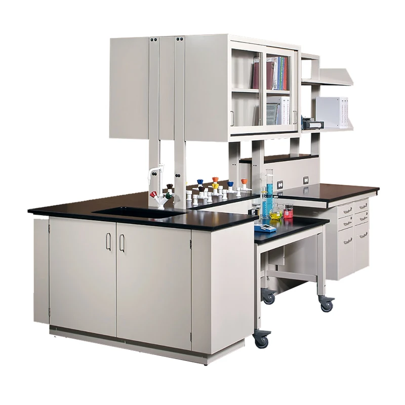 Chemical Resistant Worktop Physics Laboratory Chemistry Experimental Island Work Bench for Lab