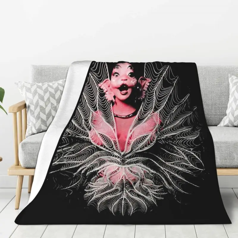 Custom American Folk Singer Melanies Martinez Blanket Soft Fleece Spring Autumn Warm Flannel Throw Blankets Bedding Bedspread