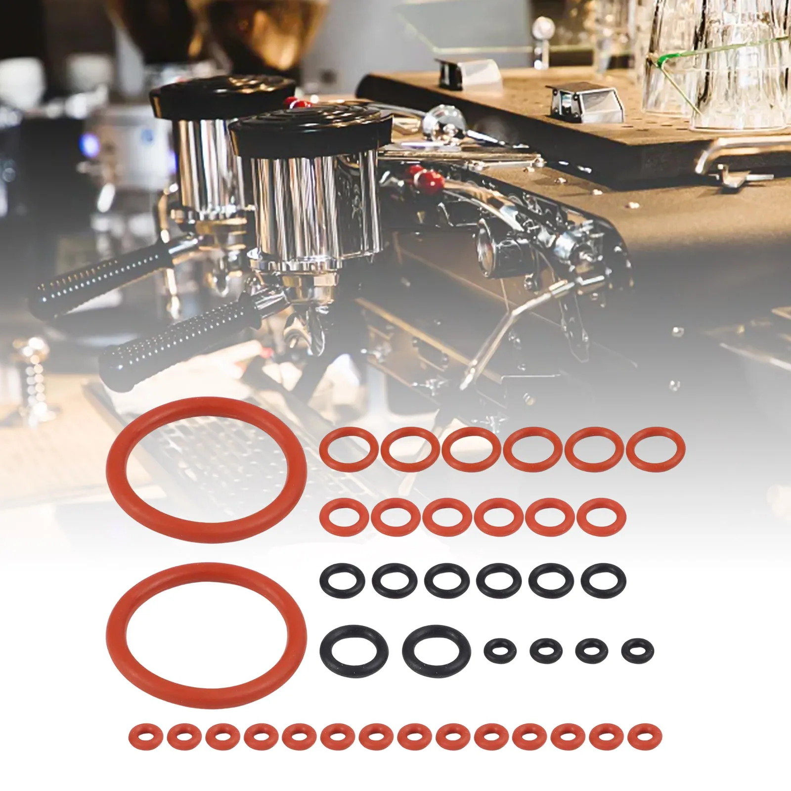 For Spidem For SAECO Versatile O-rings O-ring Maintenance Kit Valve Repair Kit High Temperature O Rings Rubber