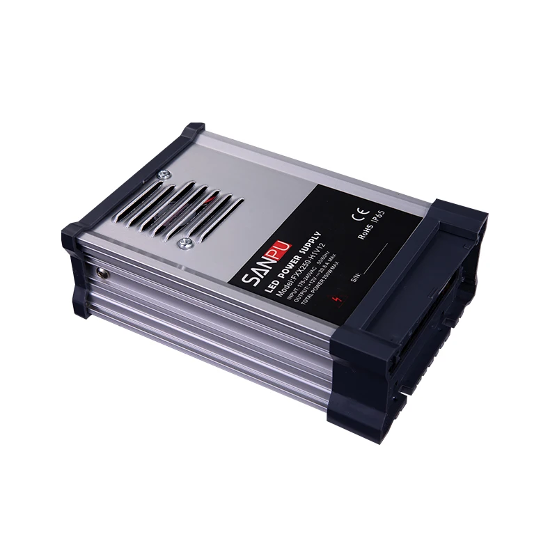 SANPU SMPS 250W AC to DC 12V 24V LED Power Supply  Rainproof Outdoor Lighting Transformer  Driver