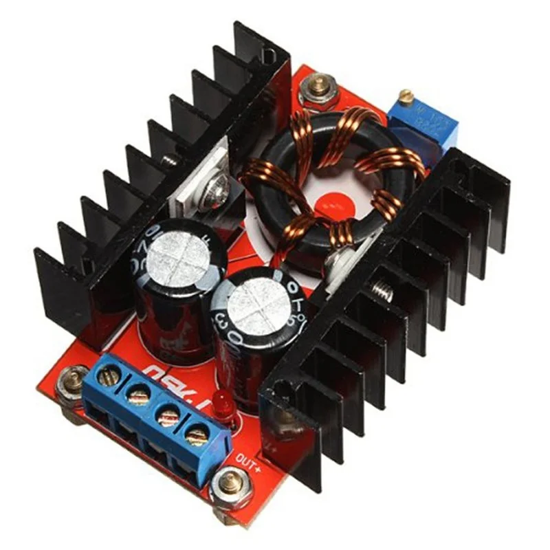 150W DC-DC Boost Converter Step Up Power Supply Module 10-32V To 12-35V 10A Laptop Voltage Charge Board