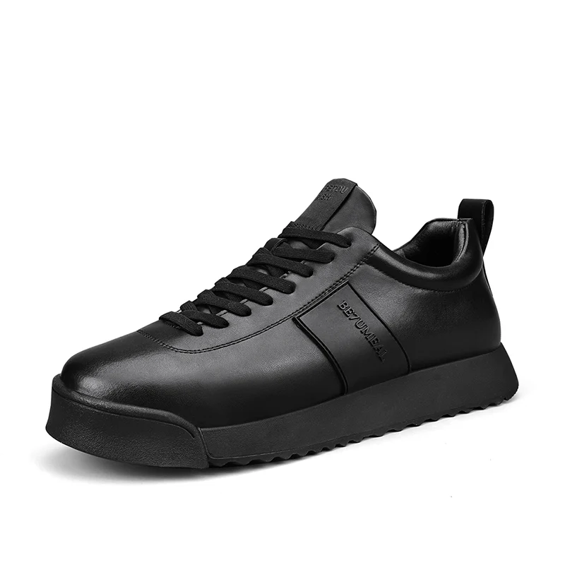 

Men's motorcycle shoes, low top leather, fashionable casual shoes