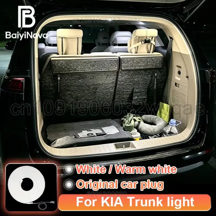 

For KIA Sorento Sportage EV5 6 KX3 5 7 Rear Trunk LED Strip, Car interior Lighting Waterproof Flexible Light,Car Atmosphere Lamp