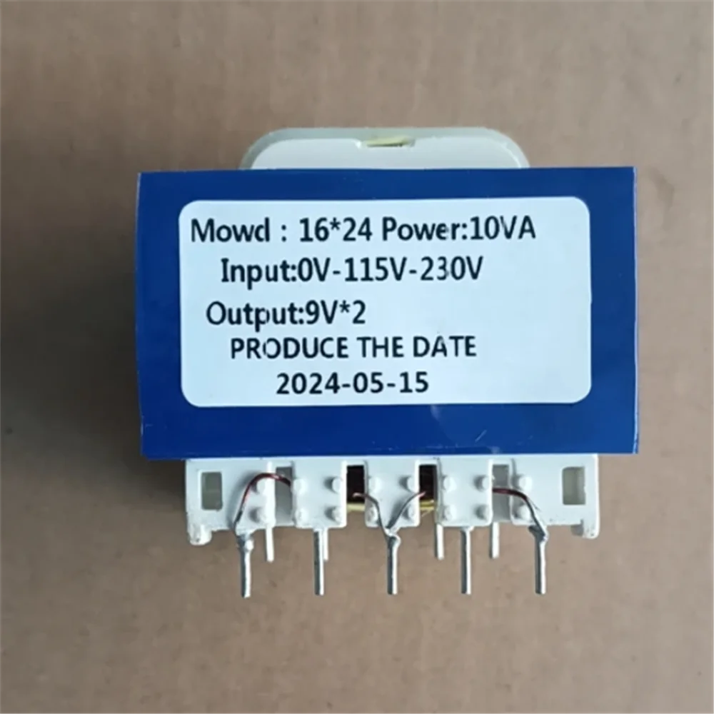 EI48 16*24 10W Input110V Output 9V + 9V  300mA DB-10VA Ferrite Core Electric Single Power Transformer Open Frame