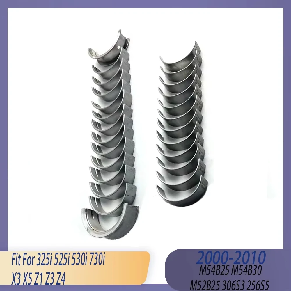 STD Engine Part Main & Connecting Rod Bearing Set Fit M52 M54 00-10 2.5 3.0 L GAS For BMW 325i 525i 530i 730i X3 X5 Z1 Z3 Z4 con