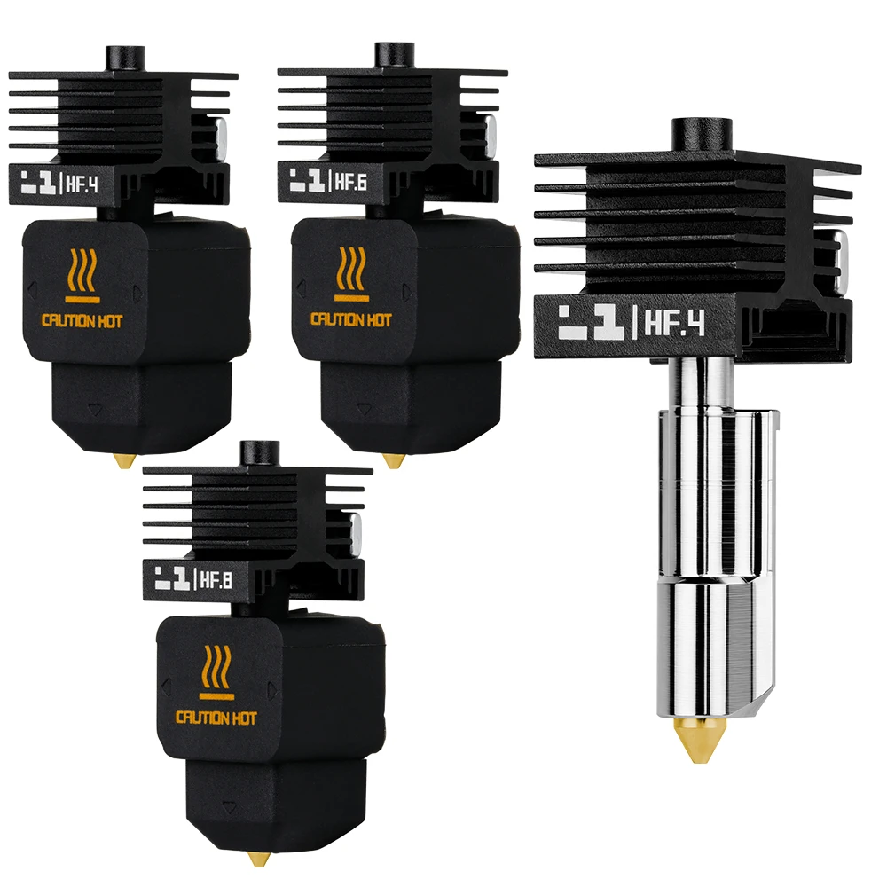 Hotend-Kit-Upgrade für Bambu Lab A1/A1 Mini, Nano-beschichteter gehärteter Stahl, DLC-Golddüse HF 0,4/0,6/0,8 mm, Hot End für A2L H2D H2S – Detail 7