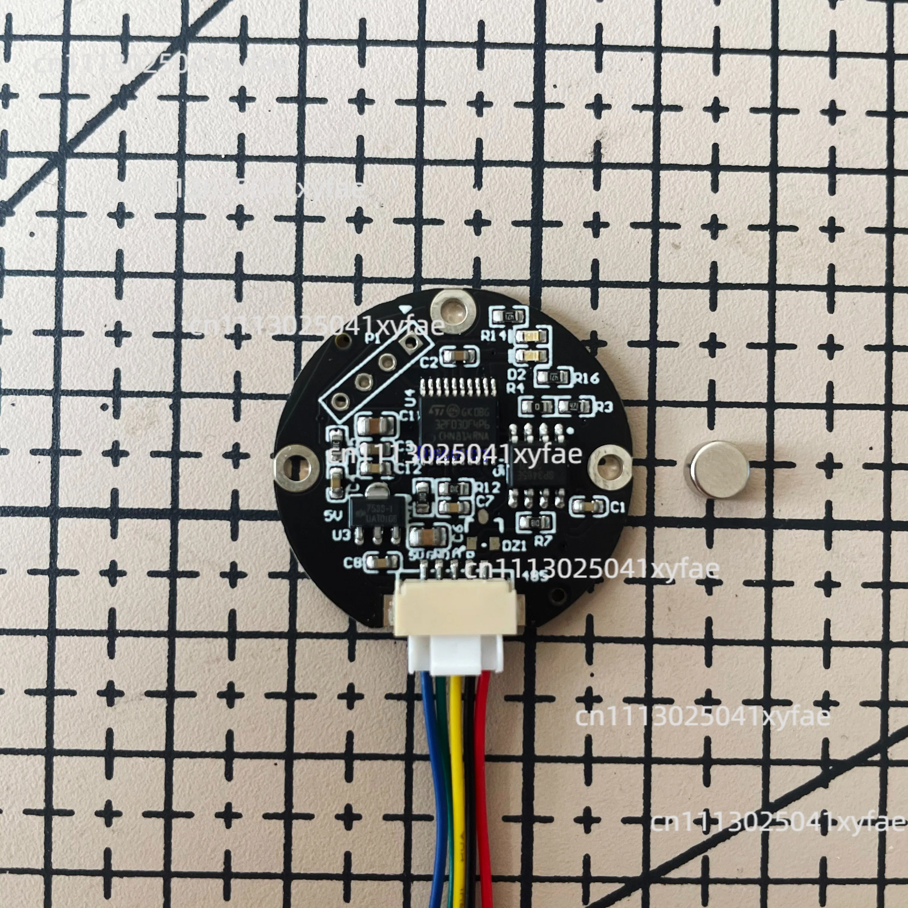 TLE5012 Magnetic Encoder Angle Sensor High-precision 15-bit RS485 MODBUS Communication