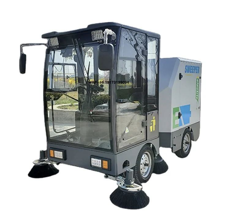 

Intelligent 48v Ride-On Street Sweeper Commercial Floor Sweeper New Condition Electric Street Cleaning Machine