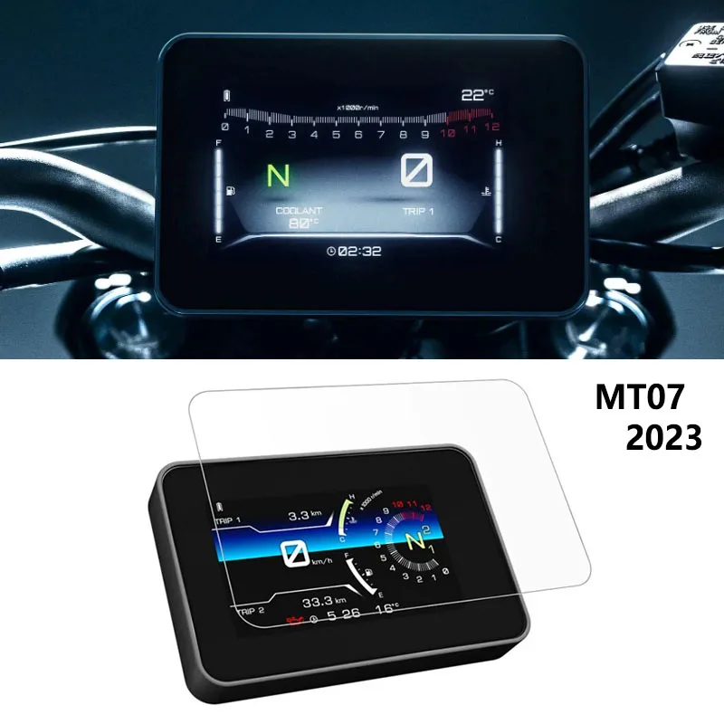 2023 For YAMAHA MT 07 MT07 Dashboard Screen Protector MT-07 TPU Instrument Film MT07 2024 Motorcycle Accessories