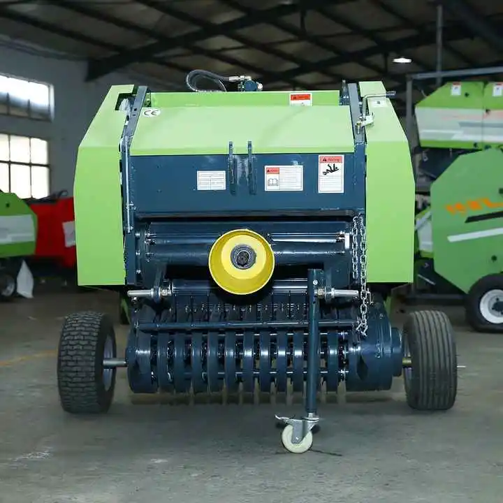 High Quality Forage Harvester Silage Baler Hay Straw Grass Press Baling Baler Machine Mini  for Hay and Straw