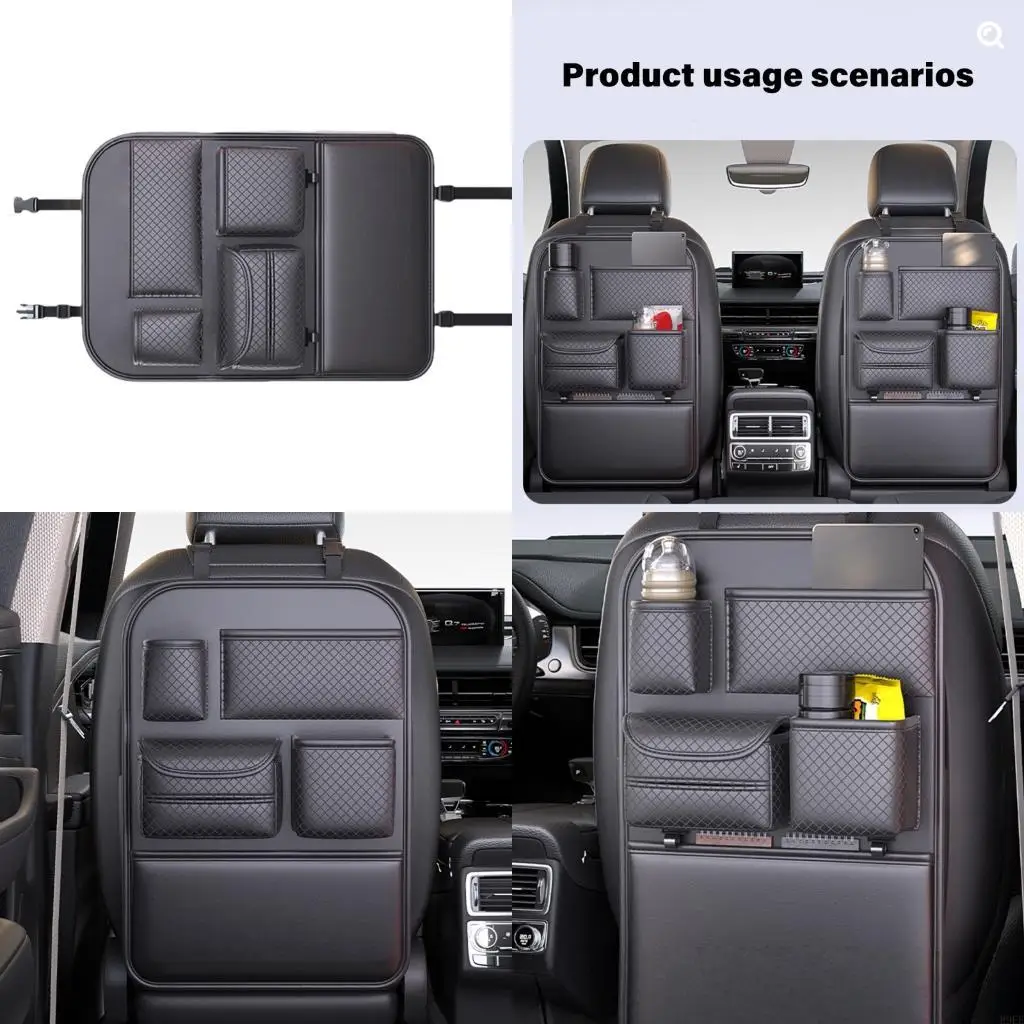 

Back Pocket Backseat Pocket Kick Mat Car Back Multifunctional H9EE