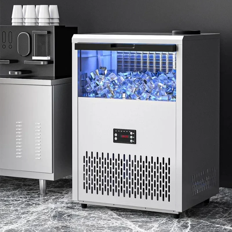Digital Self-Clean Commercial Cube Ice Maker Under Counter Fast Production Beverage Shop Ice Making Machine