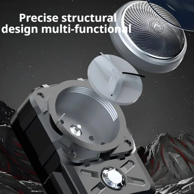 Портативная механическая мини-бритва с быстрой перезаряжаемой мощностью, дорожная портативная бритва