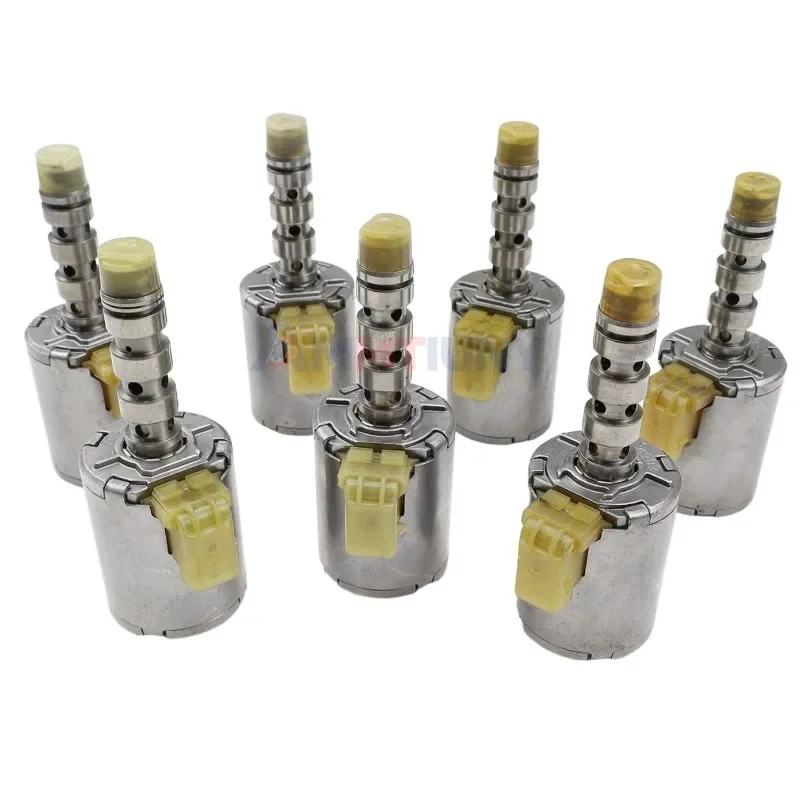 7PCS Refurbished parts Transmission Shift Solenoid Set 5R110W 3C3Z-7G383AB 3C3Z-7J136AA for Ford F250 F350 F450 F550 2003-UP