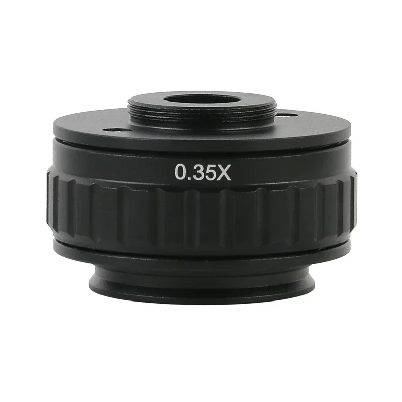 1X 0.35X 0.5X C Mount Chuyển Đổi Ống Kính Lens Tập Trung Điều Chỉnh Lắp Đặt Camera C Mount Adapter Loại Mới Trinocular Stereo Kính Hiển Vi