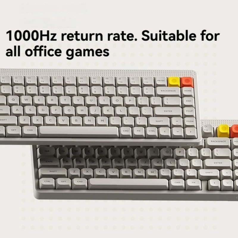 Node75 Low Profile Mechanical Keyboard Customized Wireless Tri-mode RGB Gasket 1KHz Return Rate Gaming Mechanical Keyboard Gift