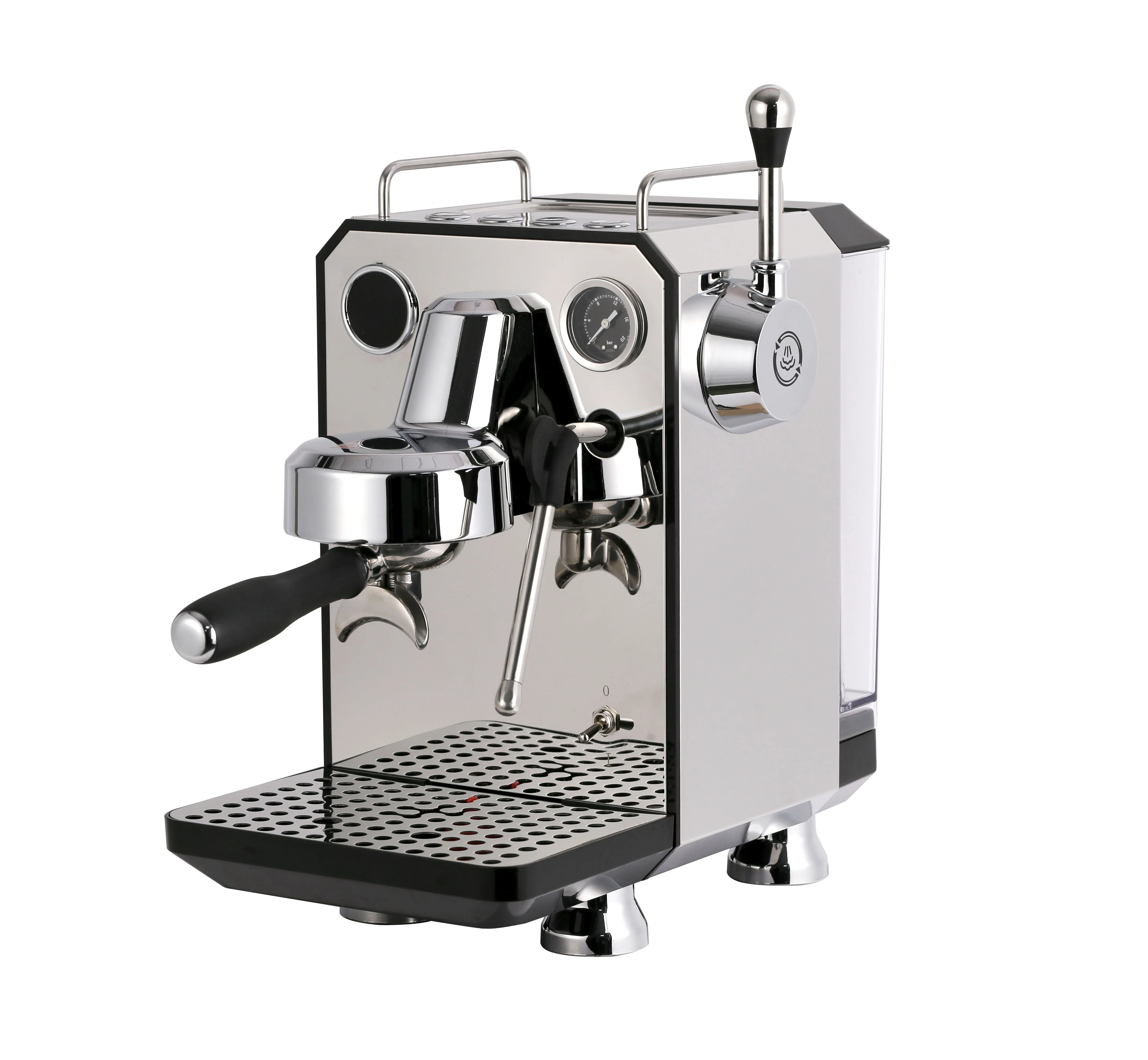 Professional Portable Semi-Automatic Commercial Espresso Coffee Machine for Espresso and Cappuccino, Ideal for Cafe Use
