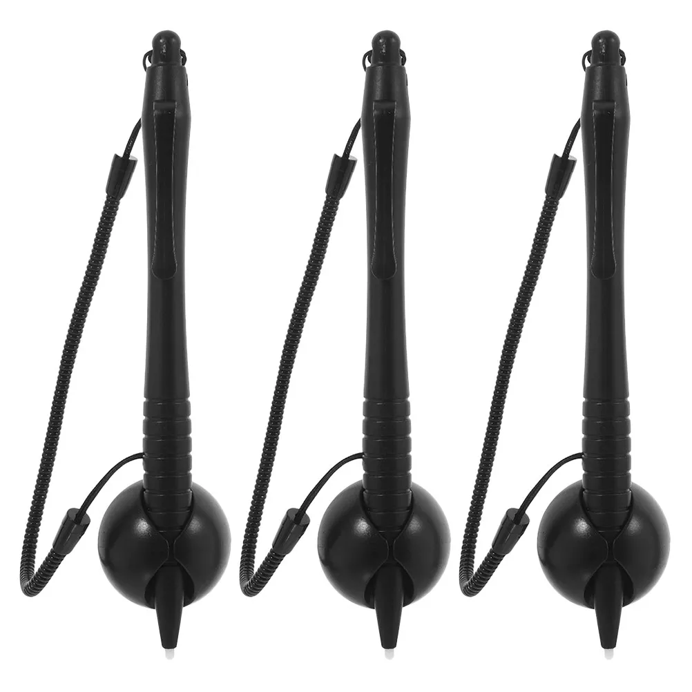 

3Pcs Resistive Screen Touch Pen Stylus Hard Tip Spring Rope Holder Anti-Lost for Resistive Screen Devices Writing Drawing Pen