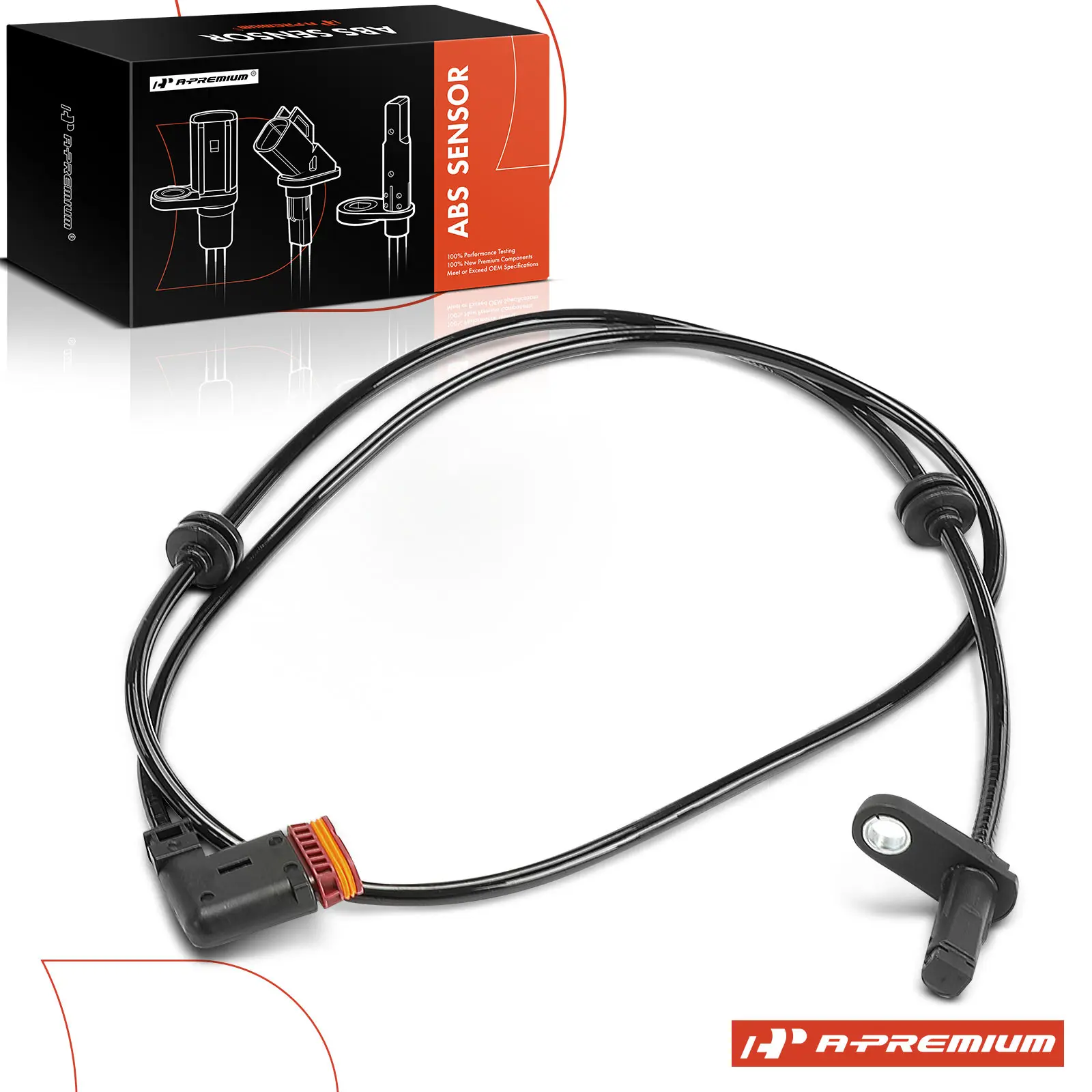 A-Premium Rear Driver or Passenger Side ABS Wheel Speed Sensor for Mercedes-Benz E350 2014 E400 2015-2016 E550 2014-2016 2