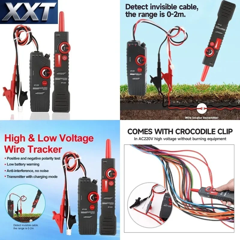 XXT 0-2m Underground Buried Strong and Weak Electrical Cable NF-820 Concealed Invisible Wiring