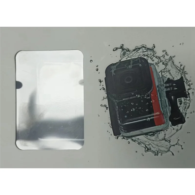 ABKQ-Per Insta360 ONE RS 4K Action Camera Custodia subacquea 60M Custodia impermeabile Obiettivo Scatola impermeabile Guscio protettivo di ricambio