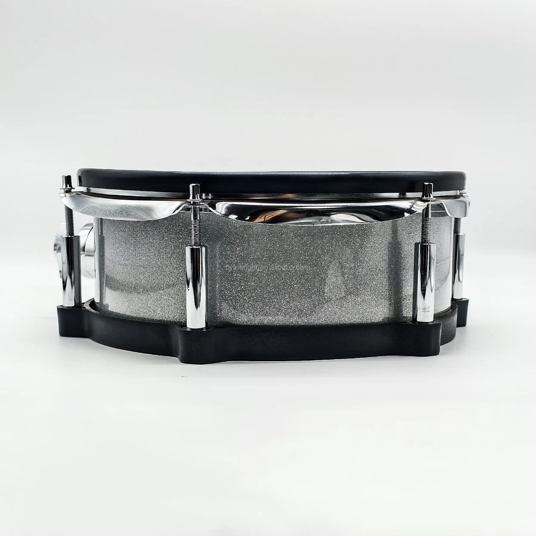 10 13 Inch Electronic Electric Musical Snare Tom Pad Set Wood Headphone Jack Professional Trigger Drum Kit