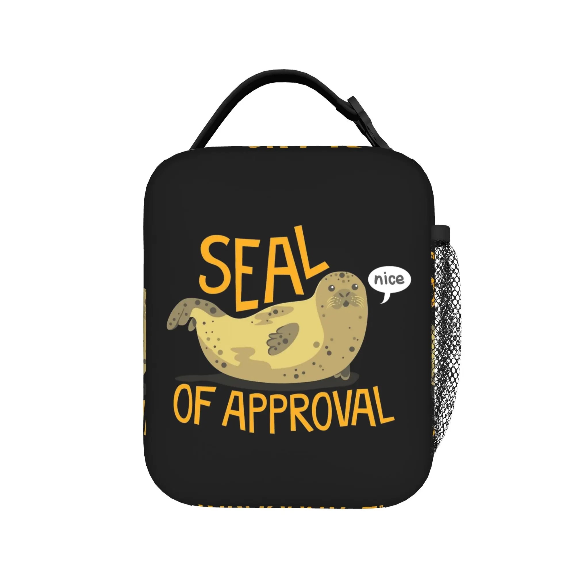 Seal of Approval Neil the Seal Thermal Insulated Lunch Bag for Work  Portable Food Bag Container Thermal Cooler Food Box