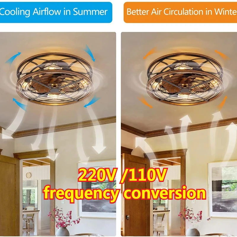 

Nordic Minimalist Modern Bedroom Ceiling Fan Light Ceiling Light Invisible FanLight Living Room Study Dining Room