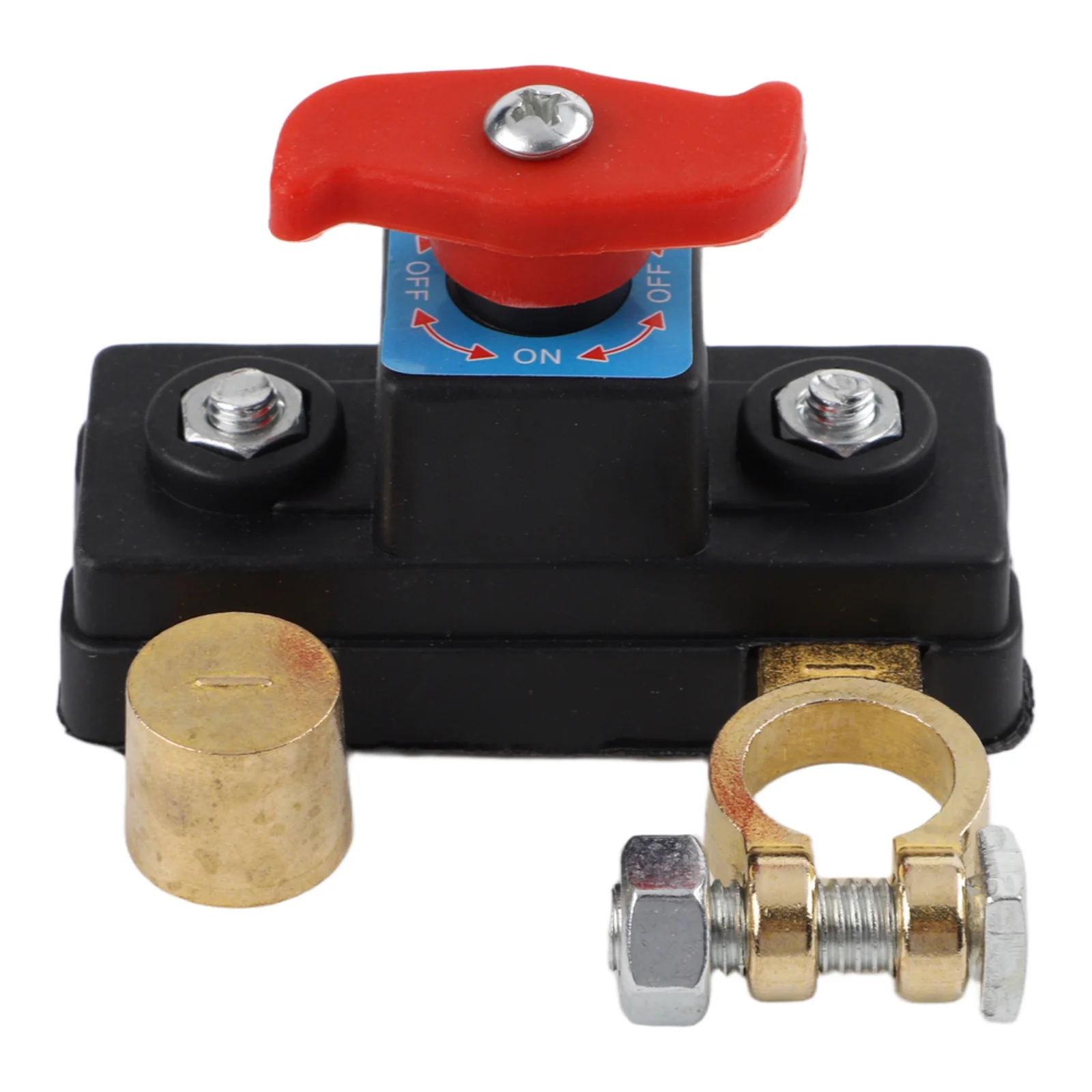 Car Disconnect Switch Brass Power Switch Power Management Easy ON OFF Operation Pure Copper Components Rust-Resistant Brass