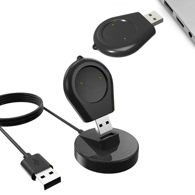 Smartwatch doca carregador suporte adaptador usb para huami amazfit active2/iP6 relógio base de cabo de carregamento magnético suporte de carregamento