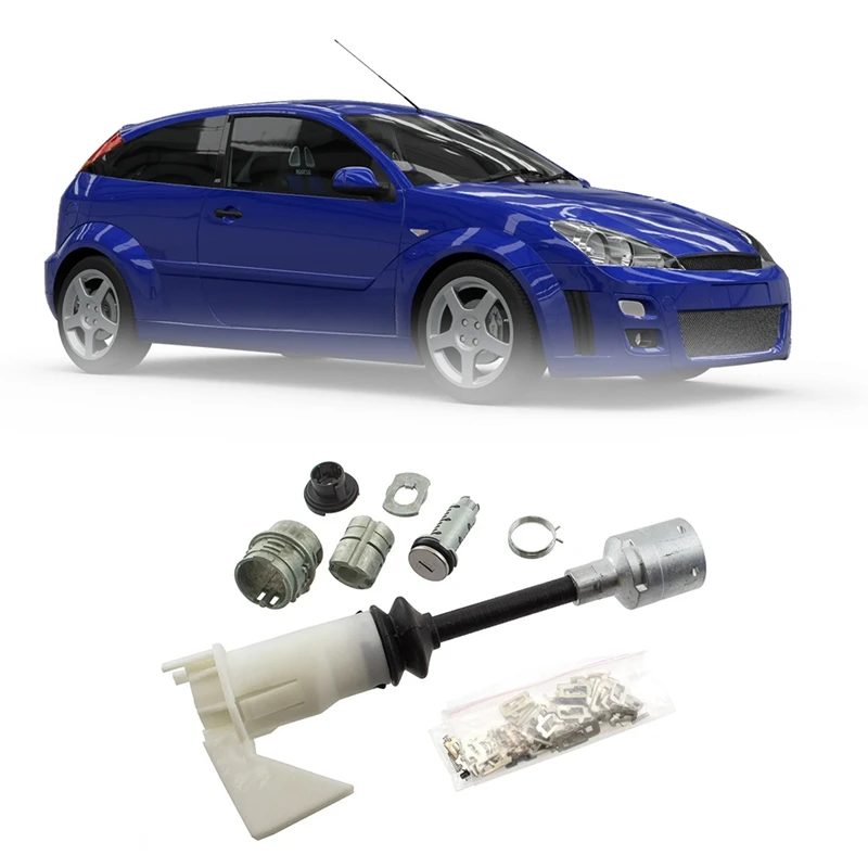 Bonnet Release Lock Repair Kit 3M5AR16B970AD 4556337 1355231 For Ford Focus C-Max 2003-2007 Short Type