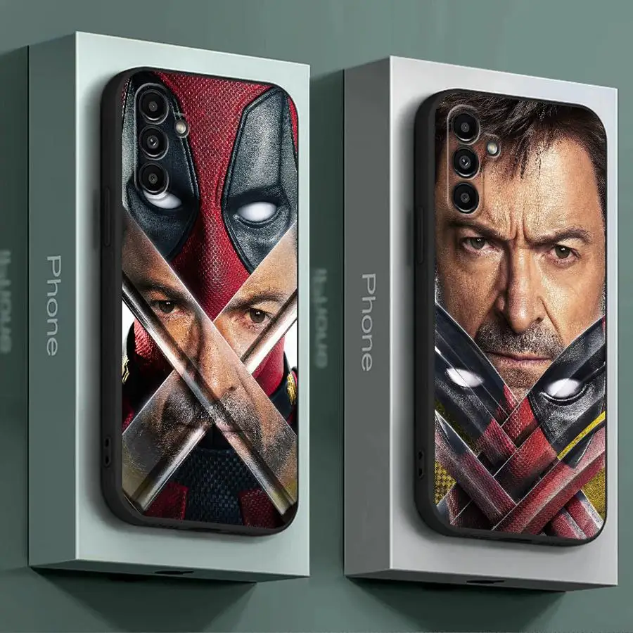 Marvel Deadpool Wolverine Cool Phone Case for Samsung Galaxy A20 A05s A04 A10 A10e A10s A20e A20s A30 A40 A02 Core Capa Cover