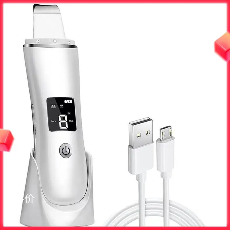 【Newly】Instrument Ultrasonic Facial Blackhead Resurfacing Machine- Beauty Cleansing Tool For Clear Skin
