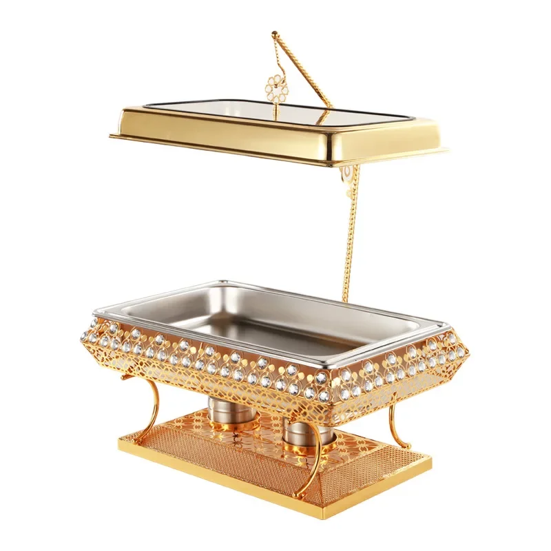 

Golden Alcohol Stove Hotel Restaurant Hanging Hanging Stove