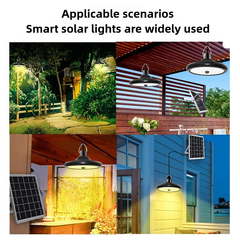 Solar Outdoor Light Double Head 112 LED Motion Sensor Waterproof Solar Shed Light For Courtyard Garden Garage Upgraded 8800mAh