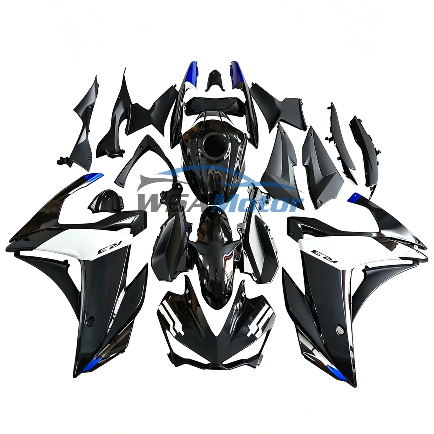 Motorcycle Fairing Suitable For YAMAHA R25 15 16 17 18 years R3 2015 2016 2017 2018 Fairing Matting Red Black