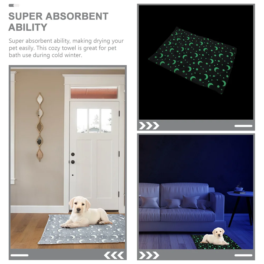 

Luminous Guinea Pig Blanket Thickened Warm Pet Bedding Cozy Cage Towel Liner Super Absorbent Small Animal Bath Towel