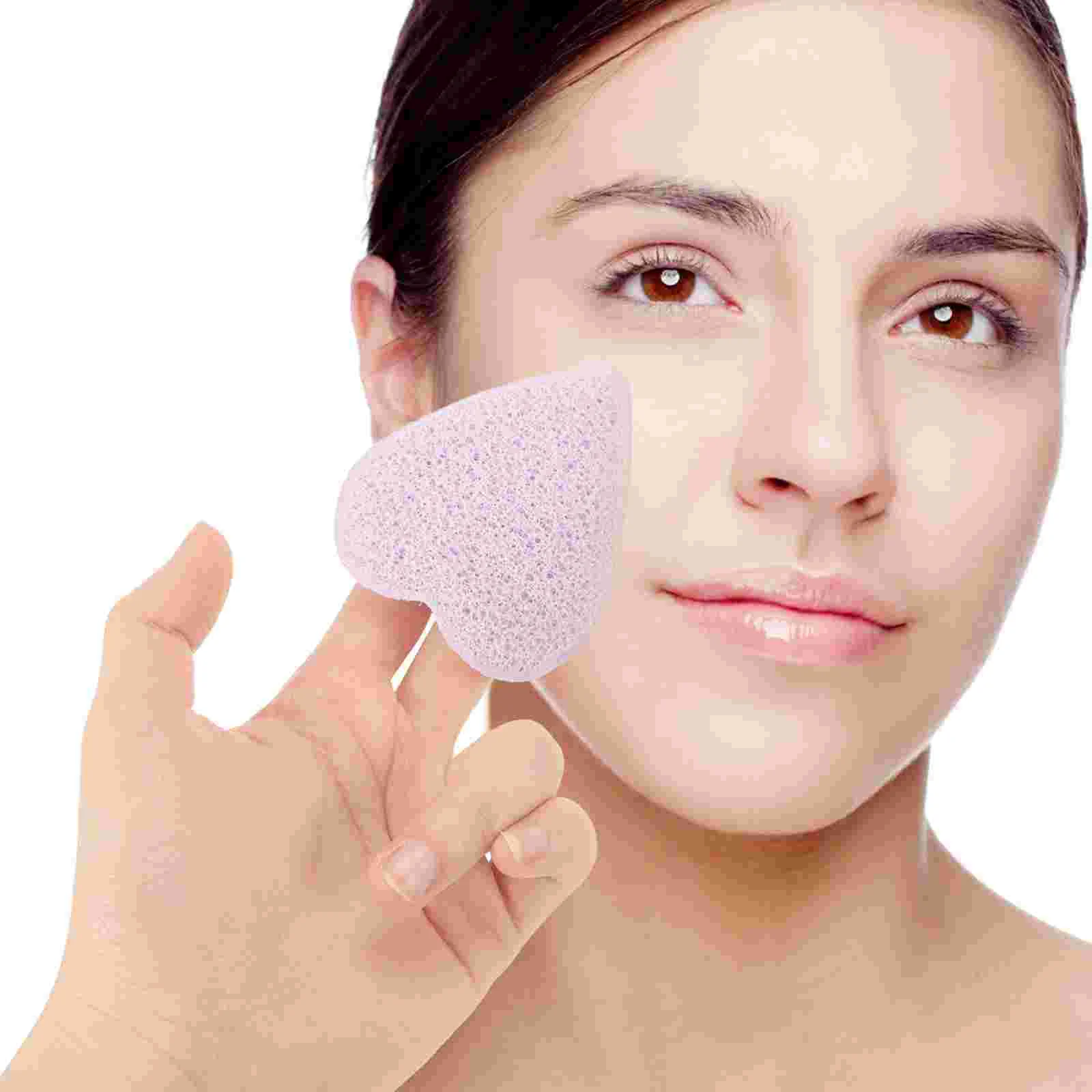 Face Cleansing Sponge Thickened Design Deep Cleanse Compressed Makeup Removal Exfoliating Tool for Washing Face
