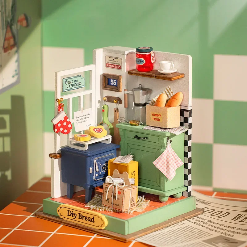 Anime Kawaii Between Square Inches 2nd Generation Diy House Decompression Handicraft Assembled Small House Model House Gift