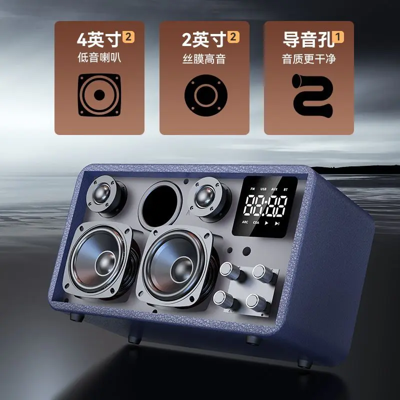 

Home retro bluetooth speaker