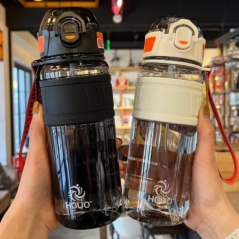 زجاجة مياه للسفر 1 لتر للرياضة كوب ماء بلاستيكي للفتيات الصبي المدرسة المحمولة 1 لتر 750 مللي غلاية ماء اللياقة البدنية الصالة الرياضية في الهواء الطلق