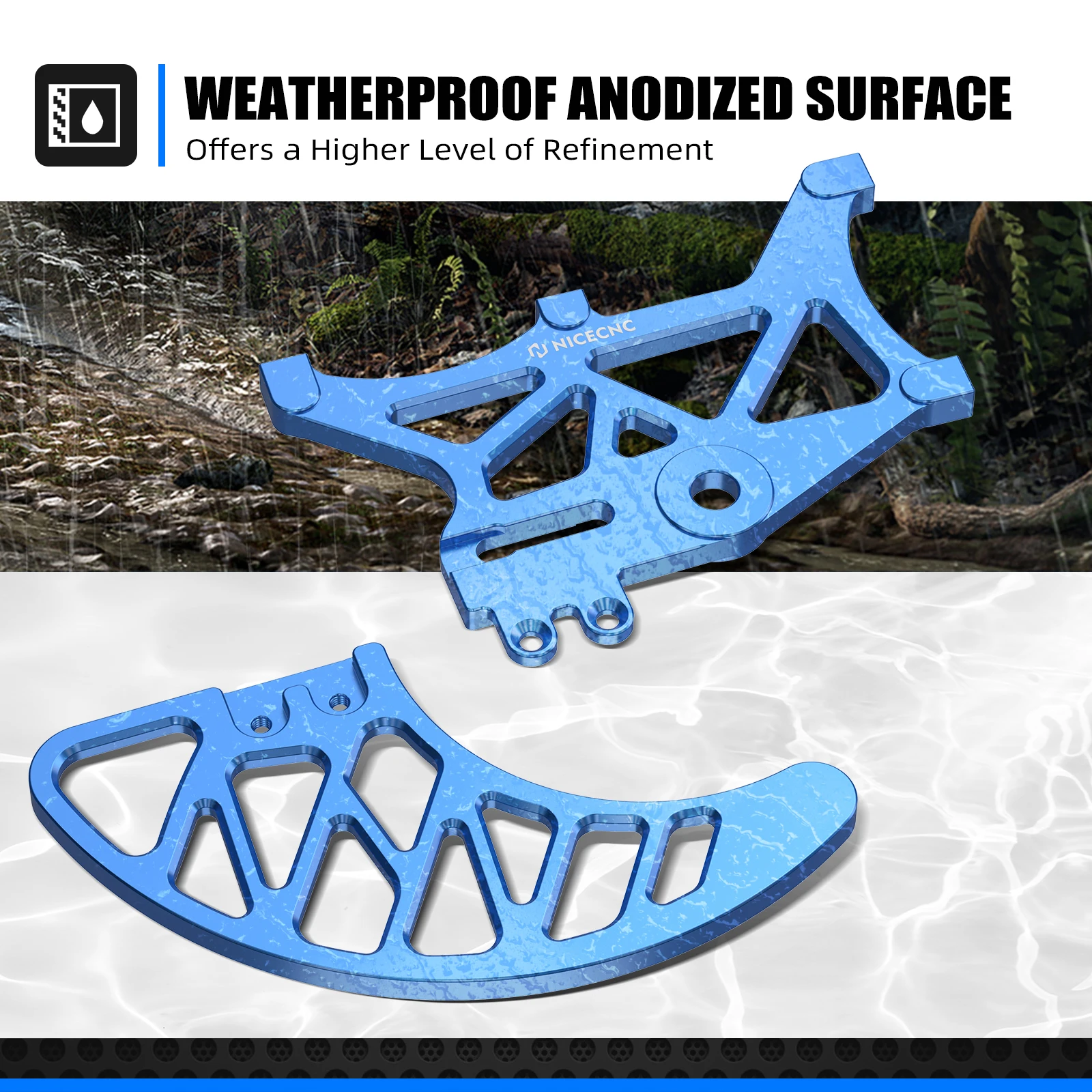 NICECNC For Sur-Ron Surron Light Bee X S L1E Segway X160 X260 Rear Brake Disc Guard & Rear Brake Caliper Guard Electric Bike