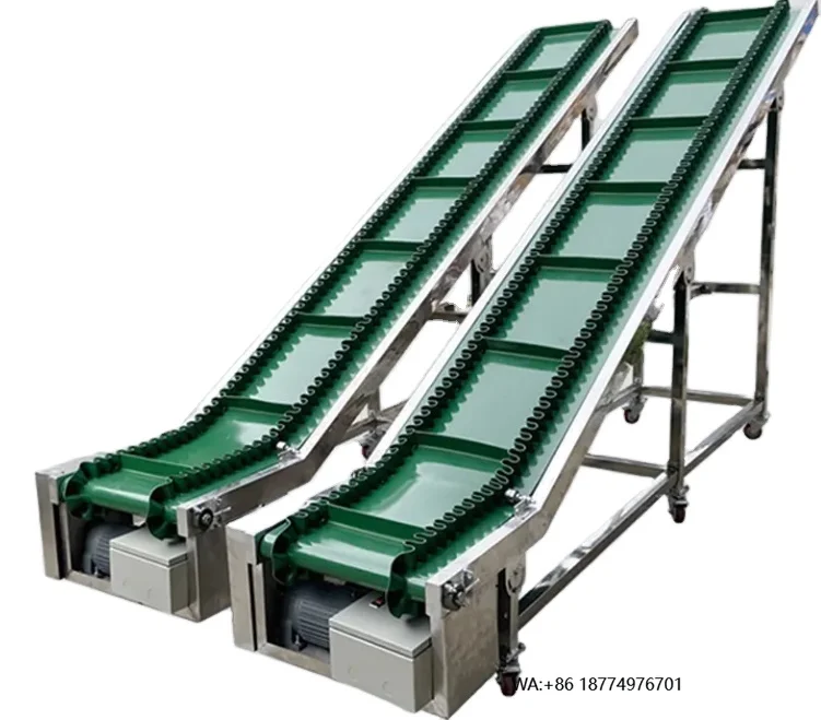 

Efficient Automatic Z Belt Conveyor, Incline Bucket Elevator Lifting Belt Conveyor System Skirt Conveyor