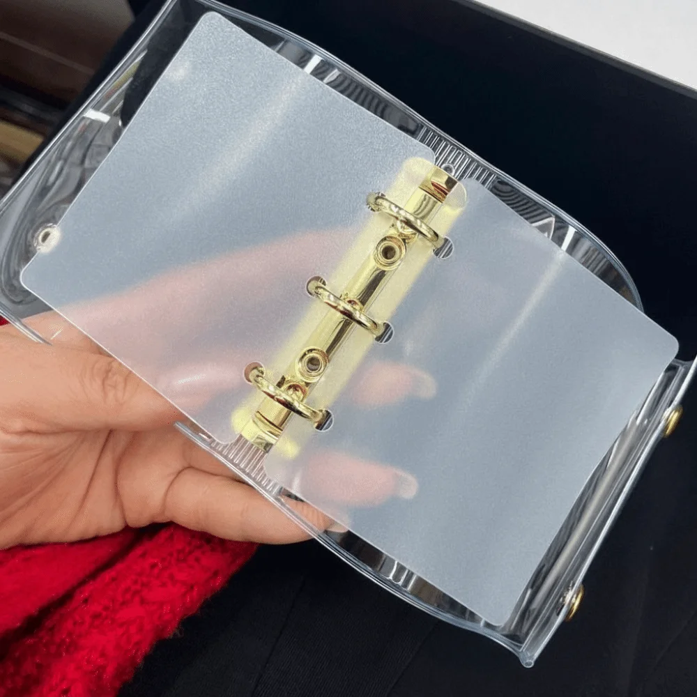 Transparent Nail Art Piece Storage Book Solid Convenient Card Clip Display Board Wear-resistant Nail Tips Exhibition Photo Album