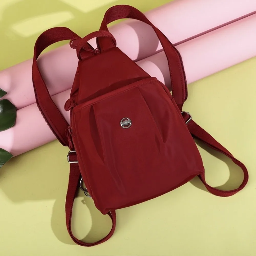 

Fashion Oxford Fabric Backpack Large Capacity Multi Layer Travel Bag Waterproof Multi-purpose Chest Bags Unisex